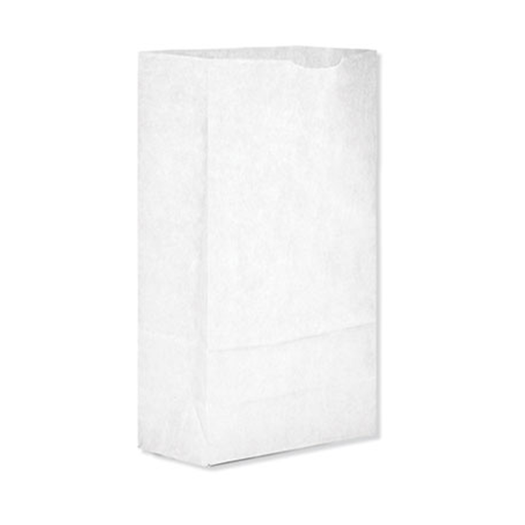 Wholesale #6 DURO WHITE PAPER BAG | 6 POUND | 6