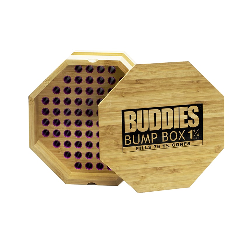 Buddies Bump Box 1 1/4 (34 Count) Cone Filler - Mj Wholesale